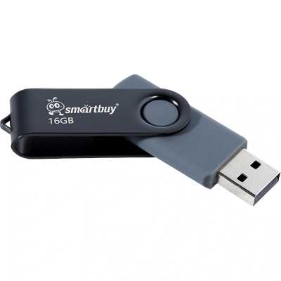 флешка SmartBuy 16GB SB016GB2TWK Черный