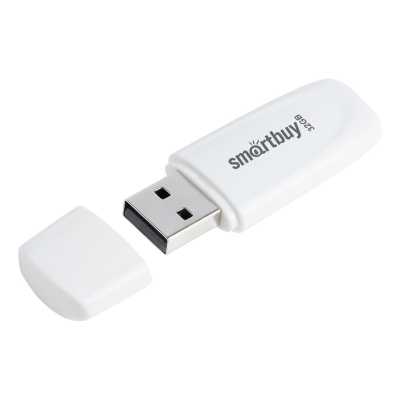 флешка SmartBuy 32GB SB032GB2SCW Белый