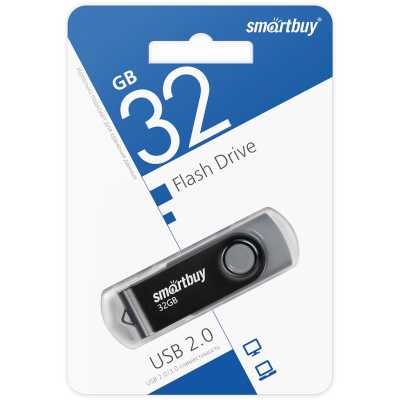 флешка SmartBuy 32GB SB032GB2TWK Серый