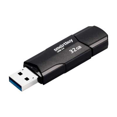 флешка SmartBuy 32GB SB32GBCLU-K3 Черный