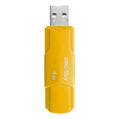 флешка SmartBuy 4GB SB4GBCLU-Y Черный