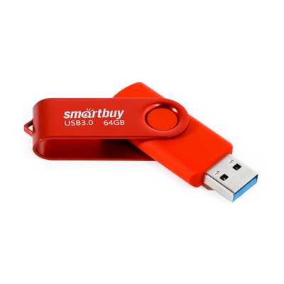 флешка SmartBuy 64GB SB064GB3TWR Красный