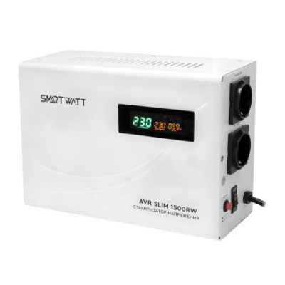 стабилизатор напряжения SMARTWATT AVR Slim 1500RW 4512020310003 Белый