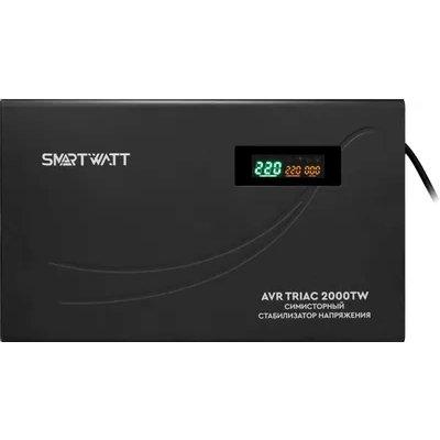 стабилизатор напряжения SMARTWATT AVR Triac 2000TW 4512020380003 Черный