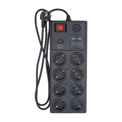 сетевой фильтр Старт С/УД-Ф SP 8x1 ZDVT 2USB Black черный