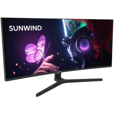 монитор SunWind SM-34QV401 Черный