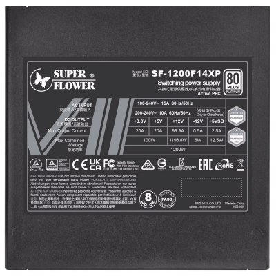 блок питания Super Flower Leadex VII Platinum PRO 1200W SF-1200F14XP Черный