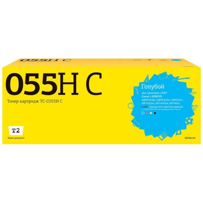 картридж T2 TC-C055H C голубой