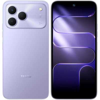 смартфон Tecno Spark 50 8/128GB Purple серый