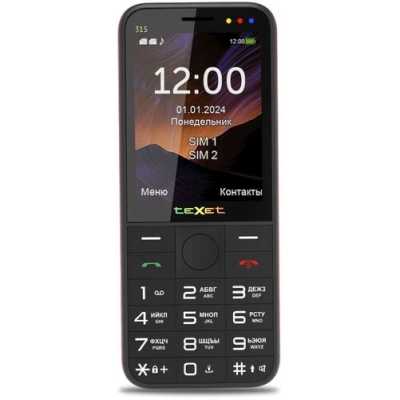 мобильный телефон Texet TM-315 Black