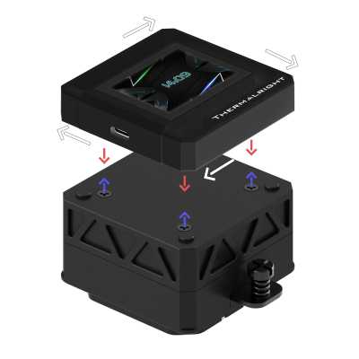кулер Thermalright Frozen Warframe 240 SE ARGB Black Черный