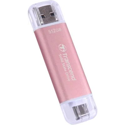 SSD диск Transcend ESD310P 512Gb TS512GESD310P Розовый