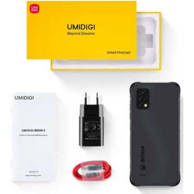 смартфон Umidigi Bison 2 6/128GB Hack Black черный