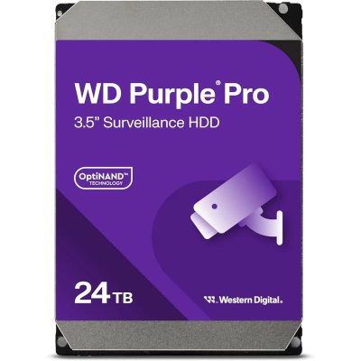 жесткий диск WD Purple Pro 24Tb WD241PURP Серебристый