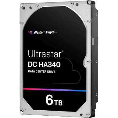 жесткий диск WD Ultrastar DC HA340 6Tb WUS721206BLE604 0B47488 Серебристый