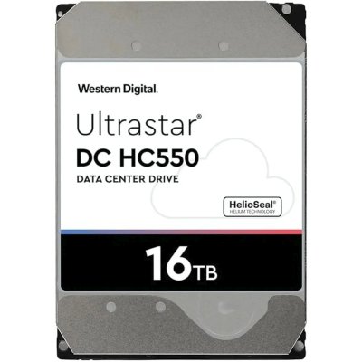 жесткий диск WD Ultrastar DC HC550 16Tb WUH721816ALE6L4 0F38468 Серебристый