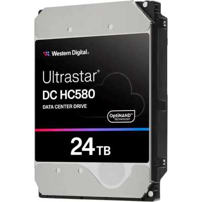 жесткий диск WD Ultrastar DC HC580 24Tb WUH722424ALE604 0F62819 Серебристый