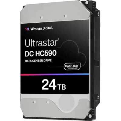 жесткий диск WD Ultrastar DC HC590 24Tb WUH722624ALE6L4 0F65684 Серебристый