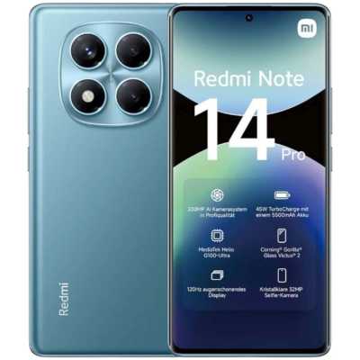 смартфон Xiaomi Redmi Note 14 Pro 4G 12/256GB Ocean Blue голубой