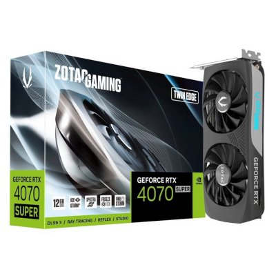 видеокарта Zotac nVidia GeForce RTX 4070 Super Twin Edge 12Gb ZT-D40720E-10M